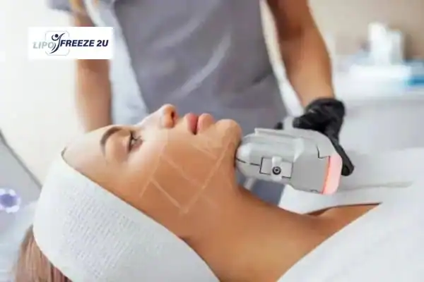image of HIFU Potters Bar treatment in progress.