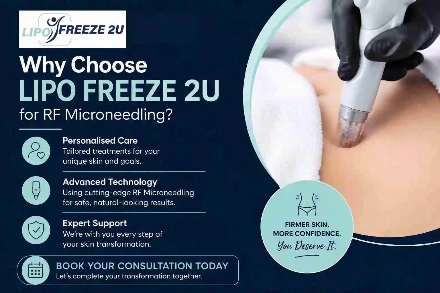 Why Choose LIPO FREEZE 2U for RF Microneedling Potters Bar?